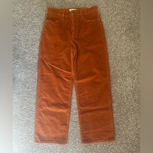 Brand new Madewell corduroys